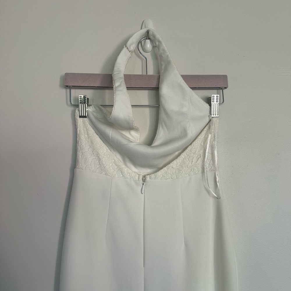 Lulus Love Potion Ivory Lace Halter‎ Maxi Dress – Size S - Picture 10 of 16
